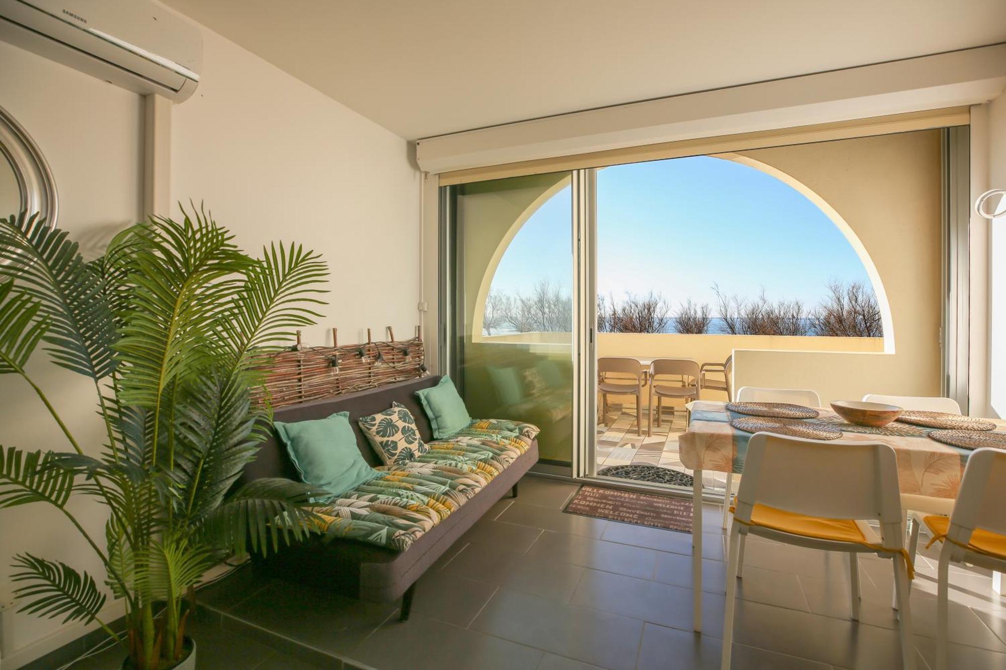 La Dune D'Or - Vue Mer, Studio Face A La Plage Avec Terrasse ソール・オスゴール エクステリア 写真